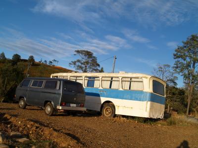 The tassie car (look familiar? I now have two kombi's in two states, tragic) and the bus at sunrise.